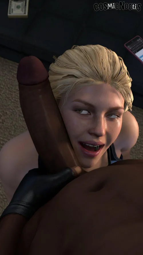 Jax putting his BBC on Cassie's face (cosmicnoctis)