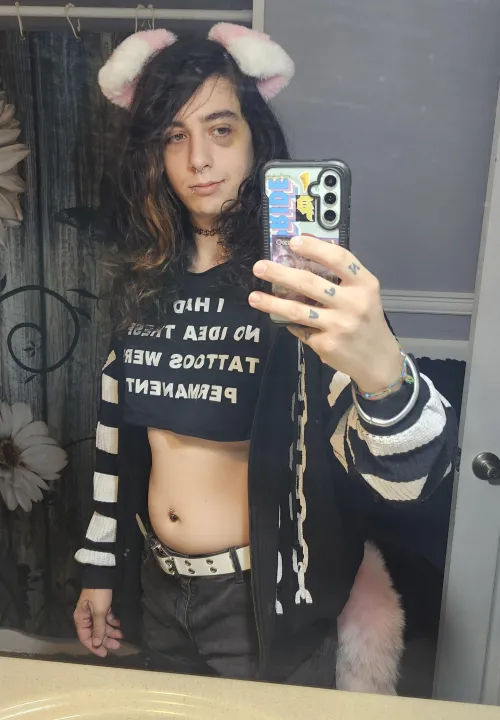 No makeup. Black eye. Still felt like a good girl