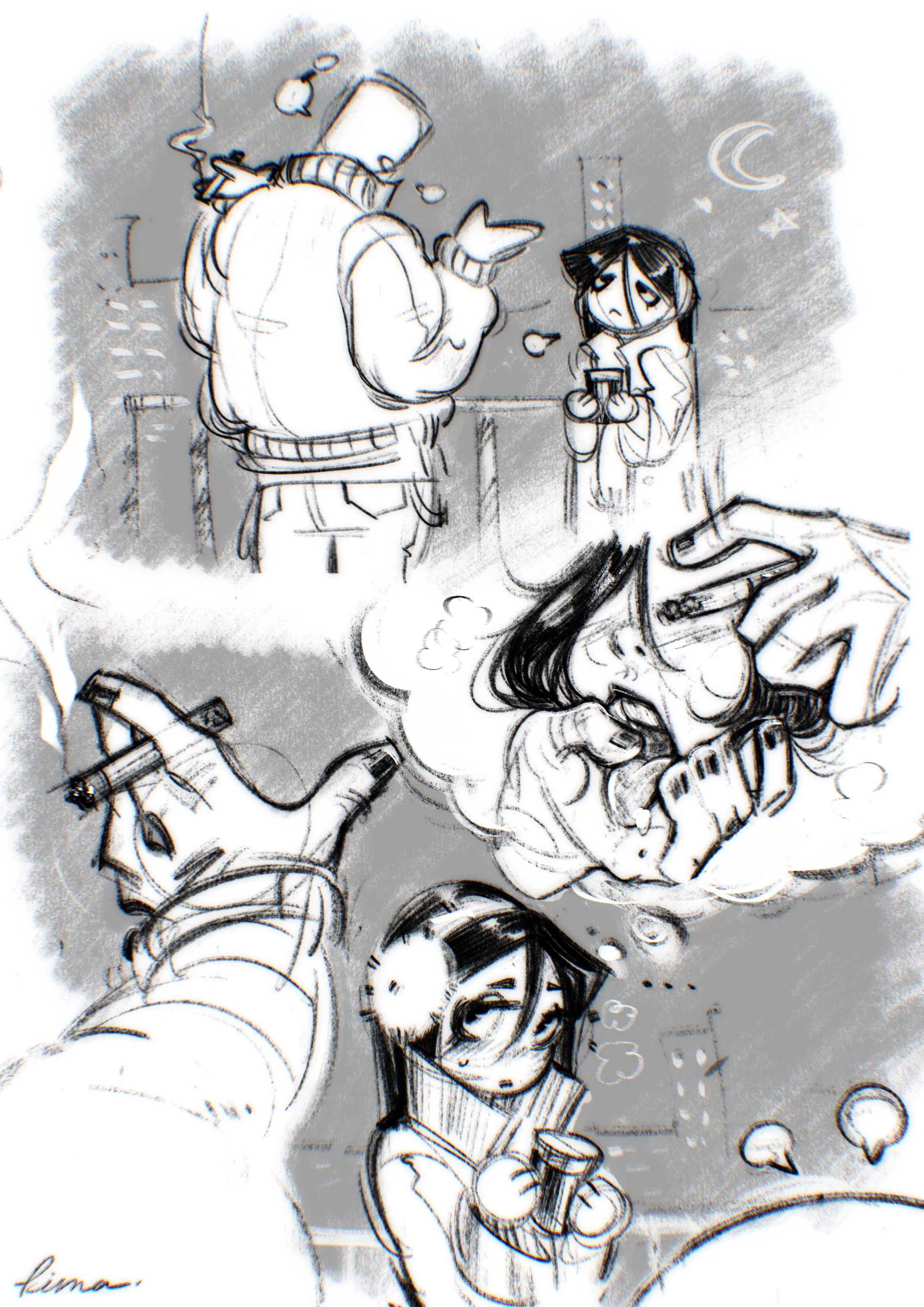 secretly daydreaming about your hb