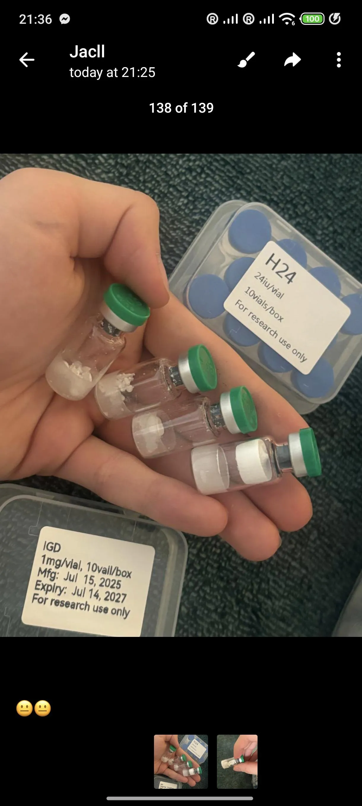 What's going on here with the powder?