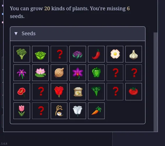 Where are the last 6 seeds?