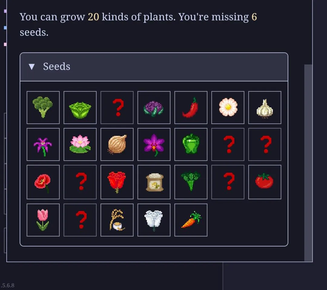 Where are the last 6 seeds?