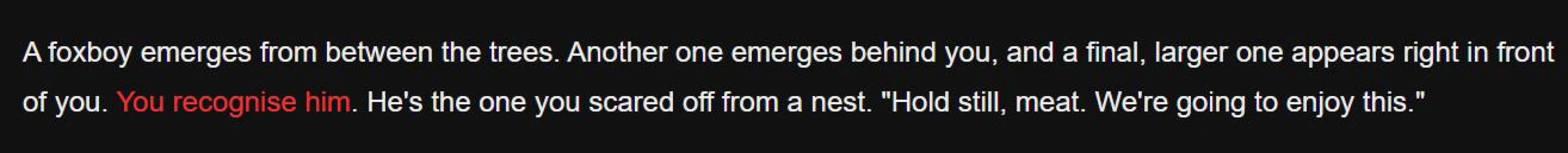 Foxboy has a longstanding grudge; I do too