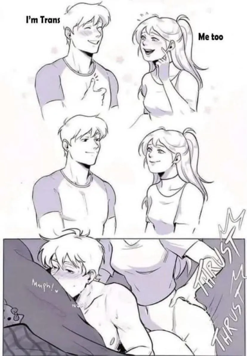 I didn’t expect so many people to want to see this comic from my last post so I’m just gonna post it here. This is not my art!