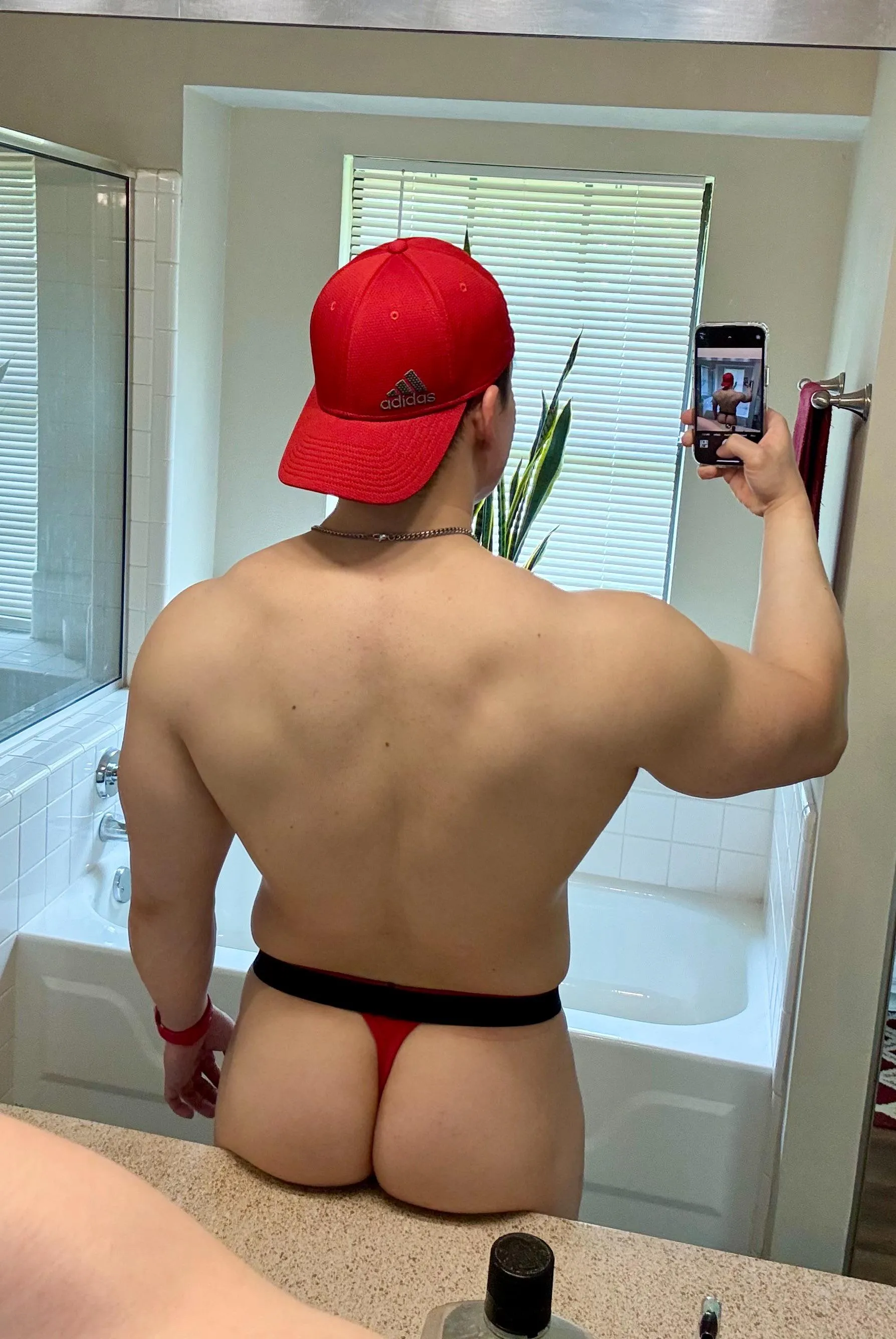 Thong for squat day 🍑
