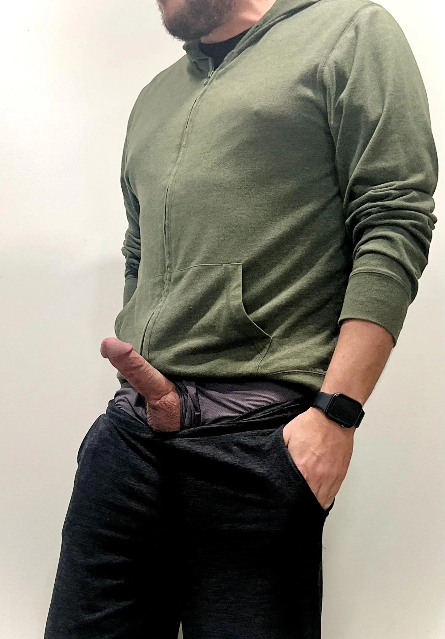 Hard dad cock after a jog