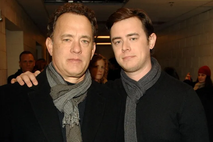 Is the son of Tom Hanks inbred ? (( Sure looks it ))