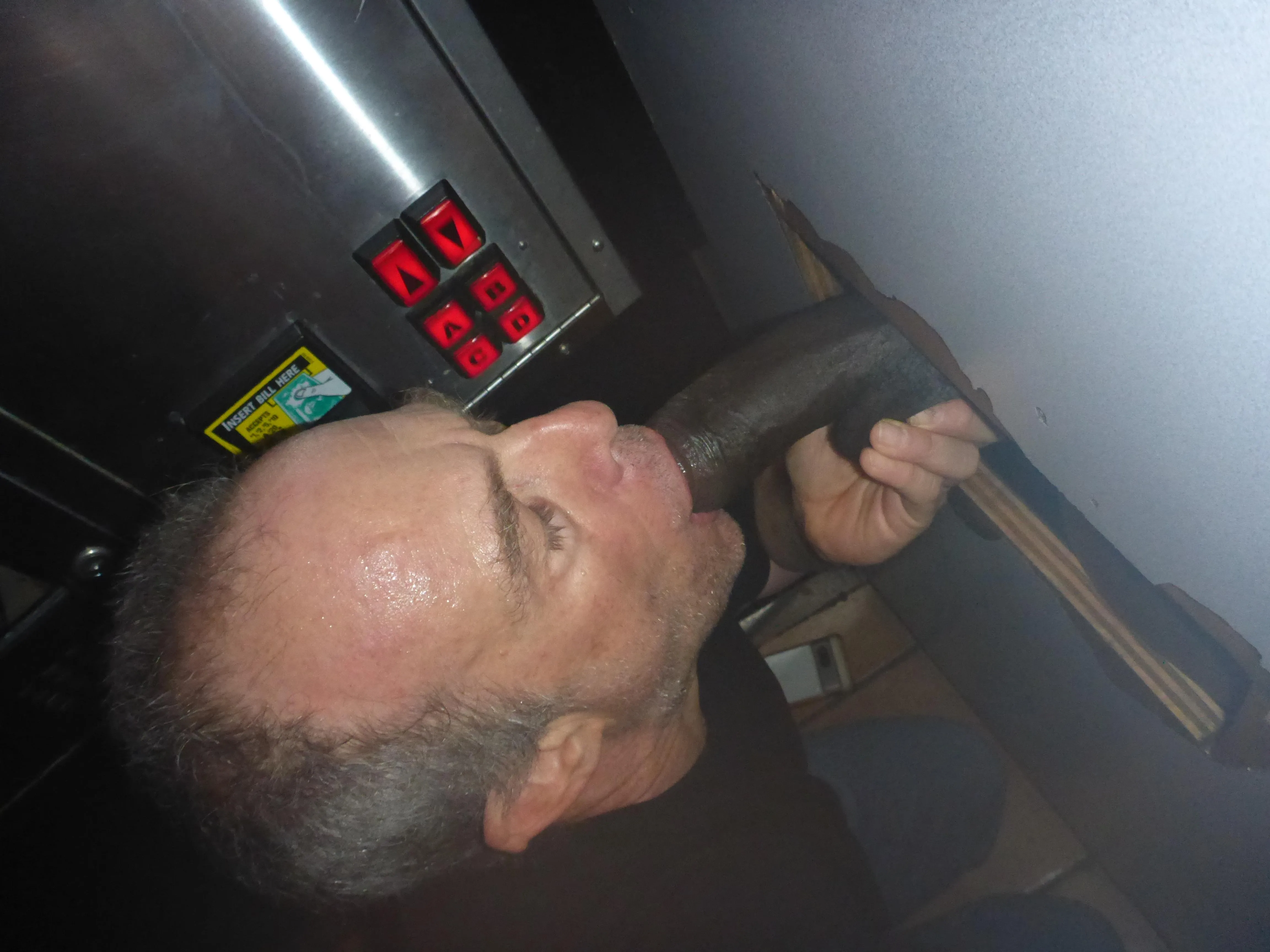 On My Knees Sucking Big Anon Cock Again