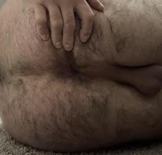 Spreading it so you can slide in!