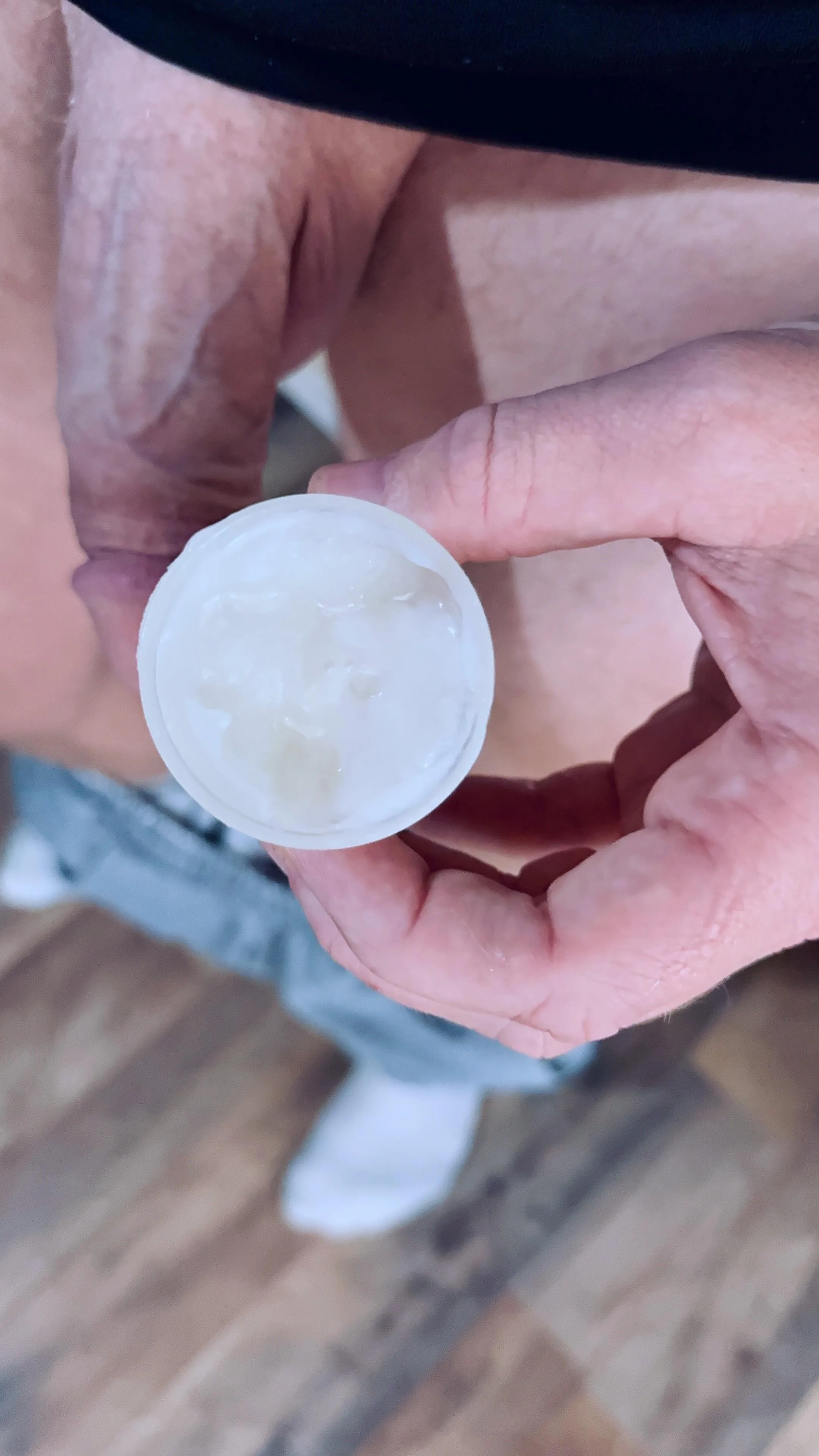 Jar I filled for someone else to enjoy a frozen treat 😈💦