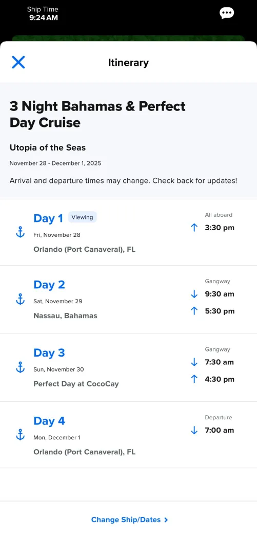 18* [M4F] [M4MF]maybe M4M? Not sure utopia of the seas nov28-dec1st