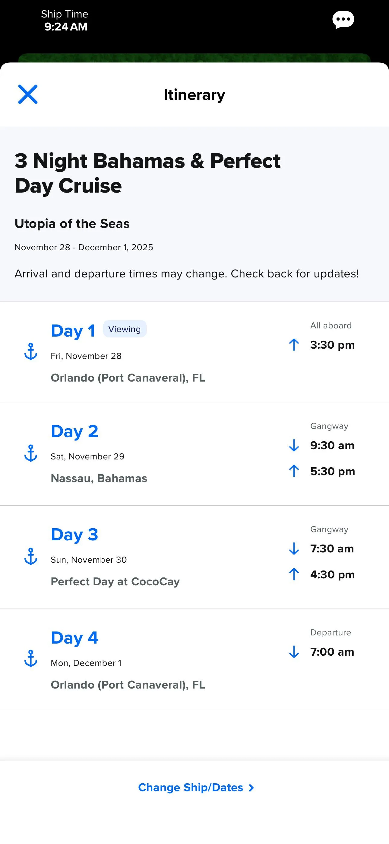 18* [M4F] [M4MF]maybe M4M? Not sure utopia of the seas nov28-dec1st