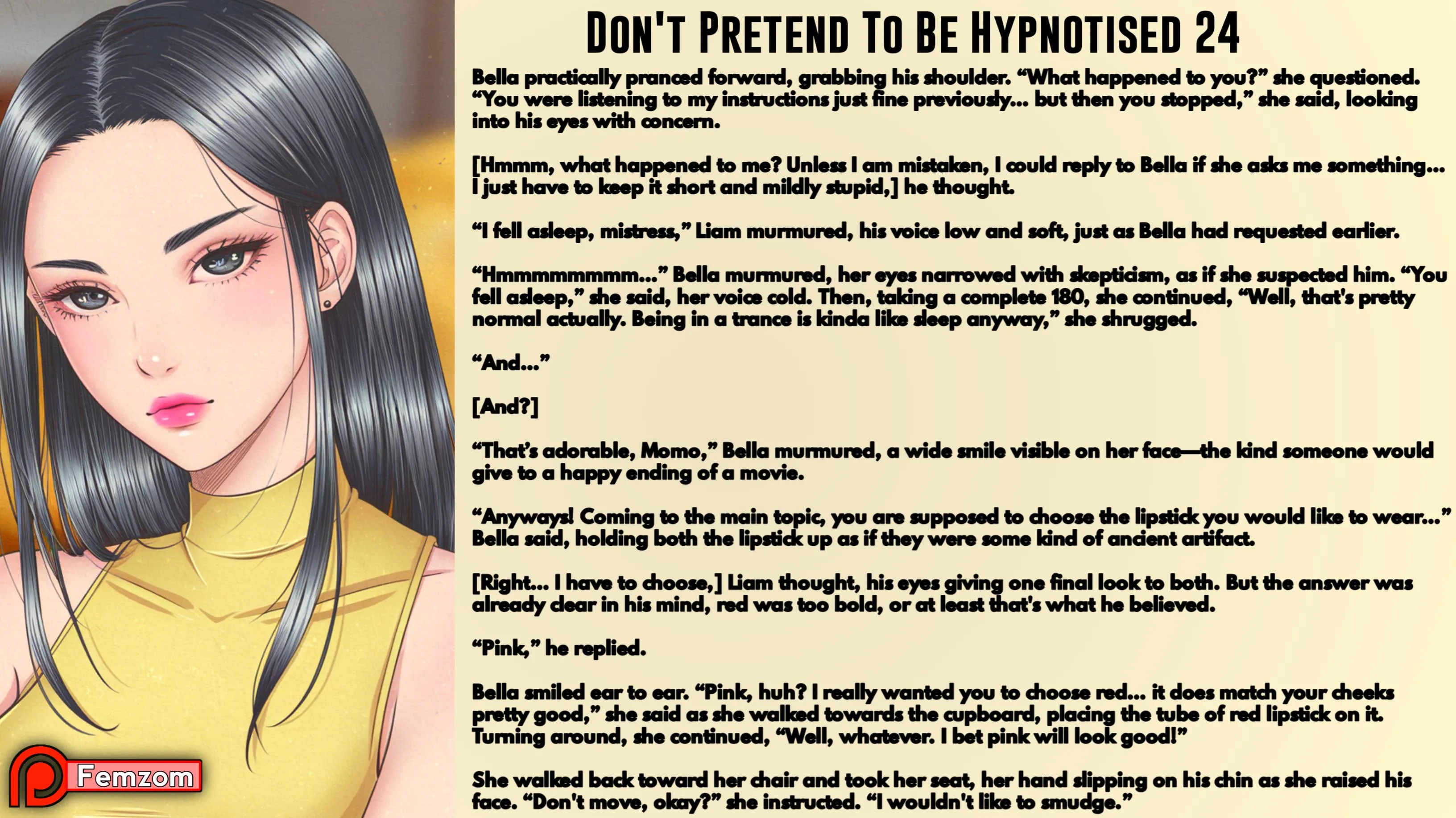 Don't Pretend To Be Hypnotised Chapter 24 Feminization Caption