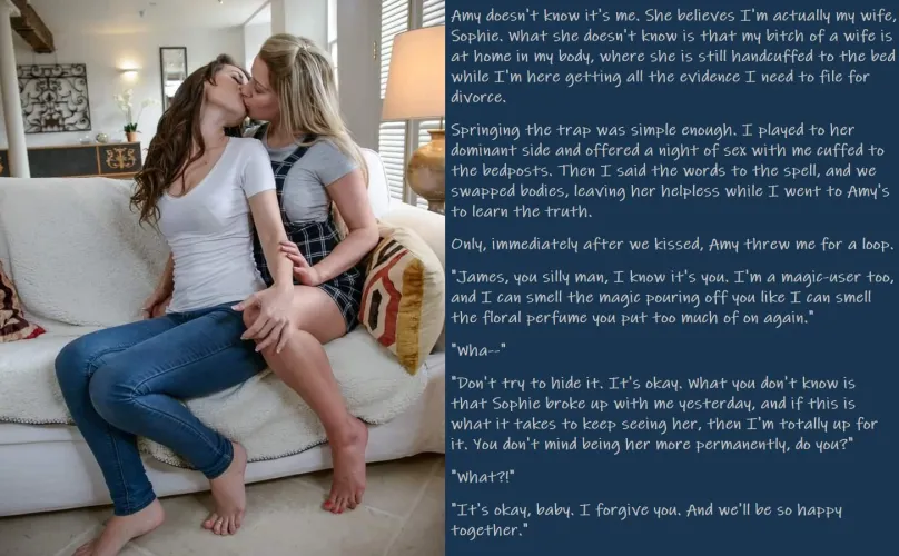 New Caption! She Forgave Me