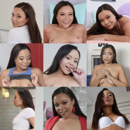 One of the prettiest faces in porn! 💛 Which look is your fave?
