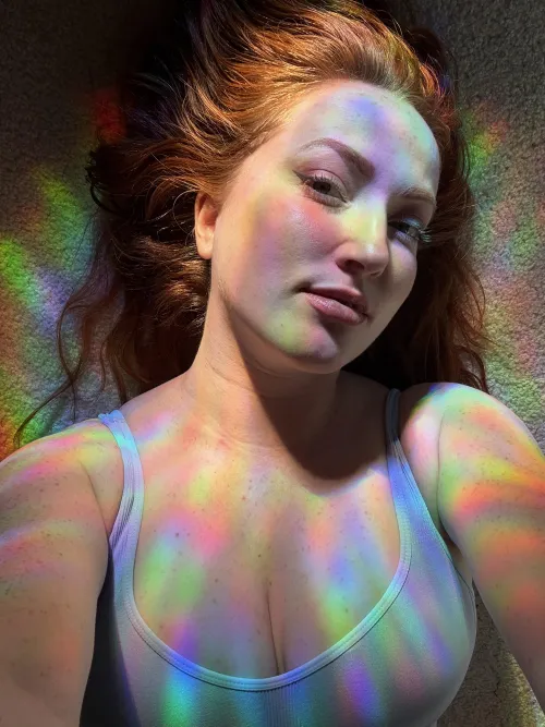 Rainbow cleavage, come taste the rainbow