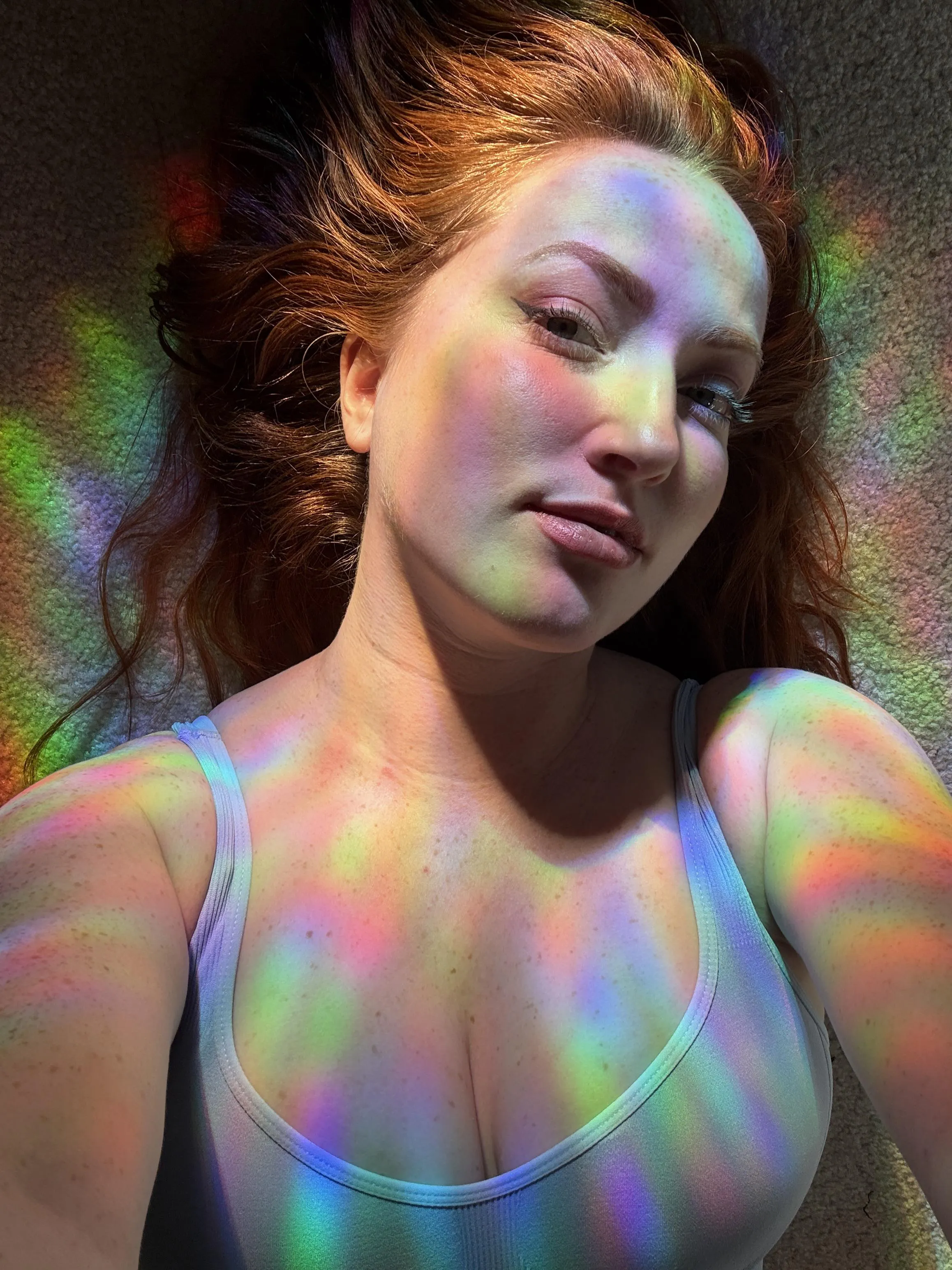 Rainbow cleavage, come taste the rainbow