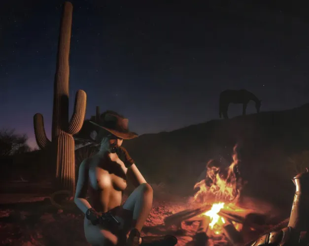 Sadie's bonfire. Approach at your own peril. (Rastifan)