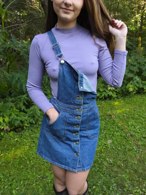 Two fine pokies in a garden