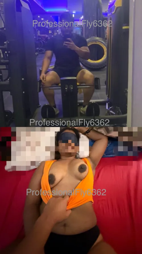 When the gym makes you extra horny, get a thick chick to vent it out.