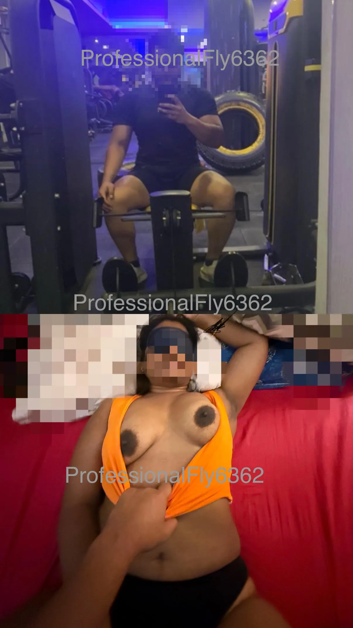 When the gym makes you extra horny, get a thick chick to vent it out.