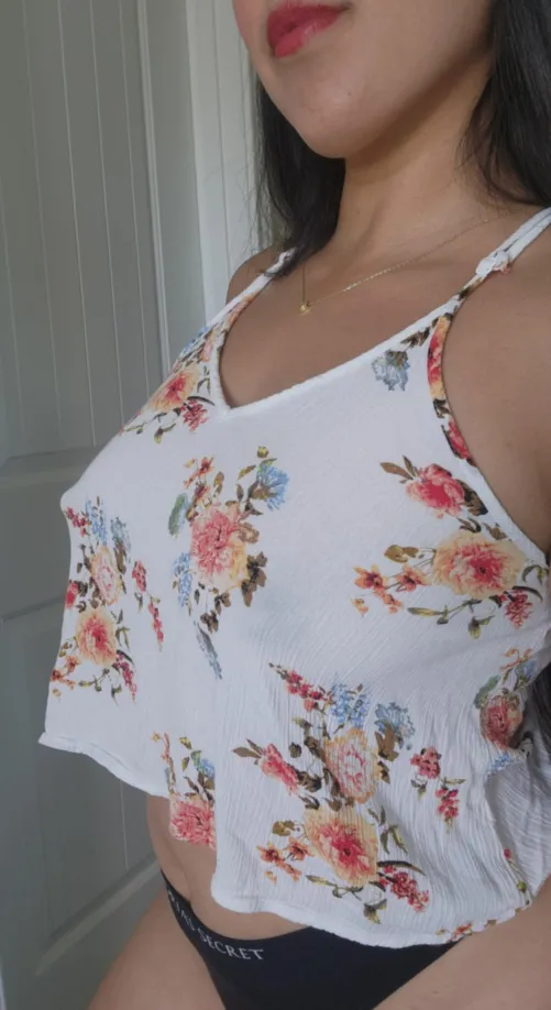 You can outline them through my blouse