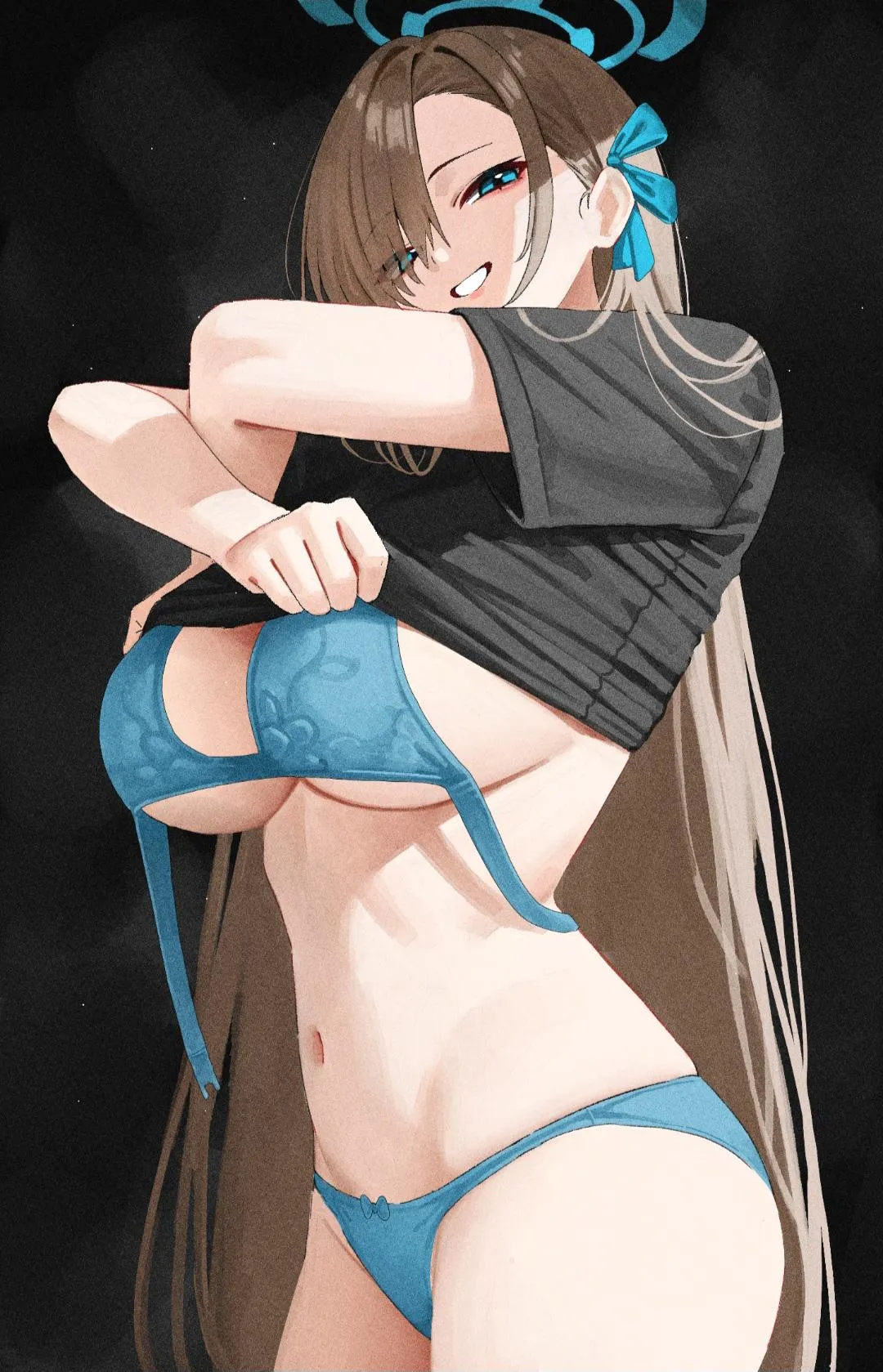 Asuna undressing [Blue Archive]