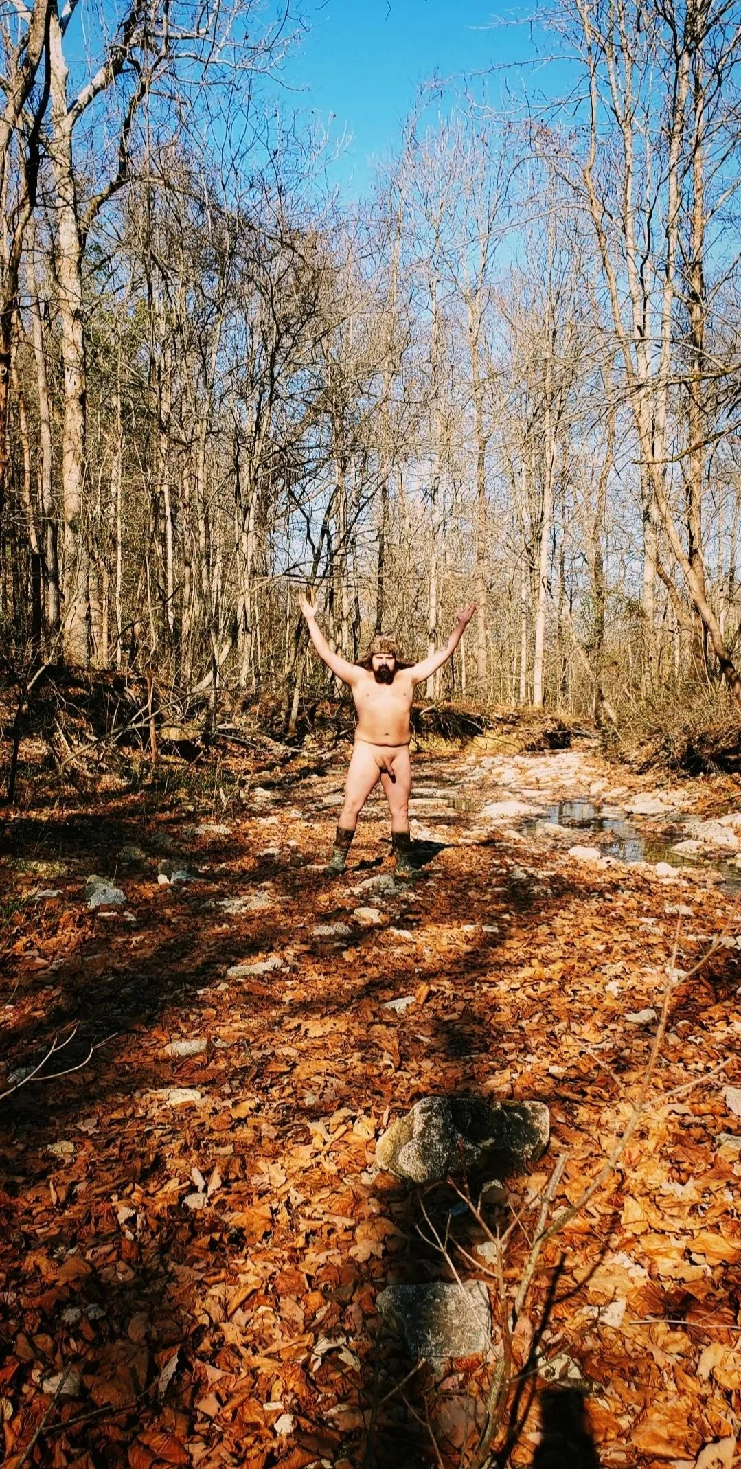 Enjoying the outdoors and sunshine