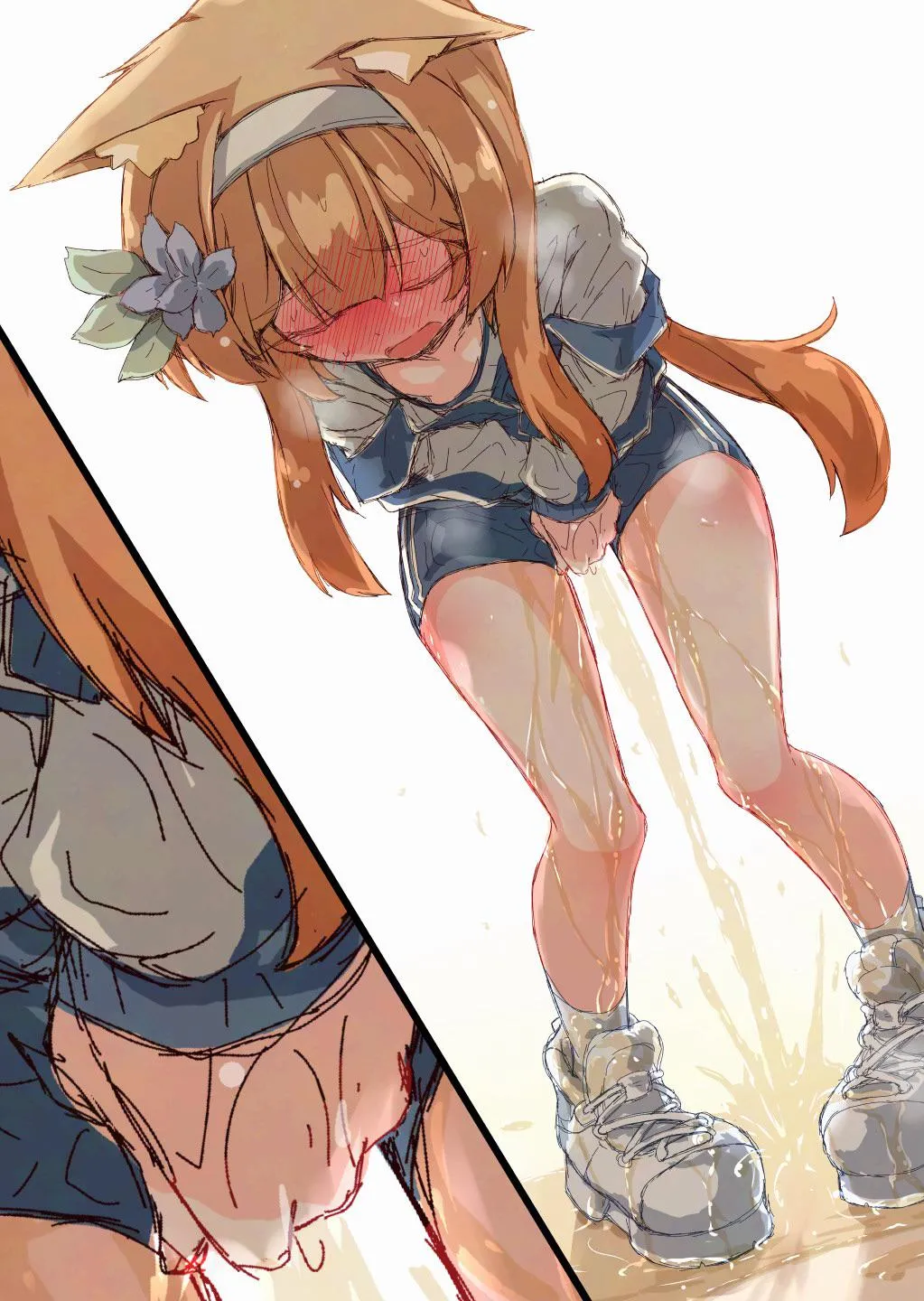 Mari couldn’t hold it anymore (Blue Archive) [Narumiya]