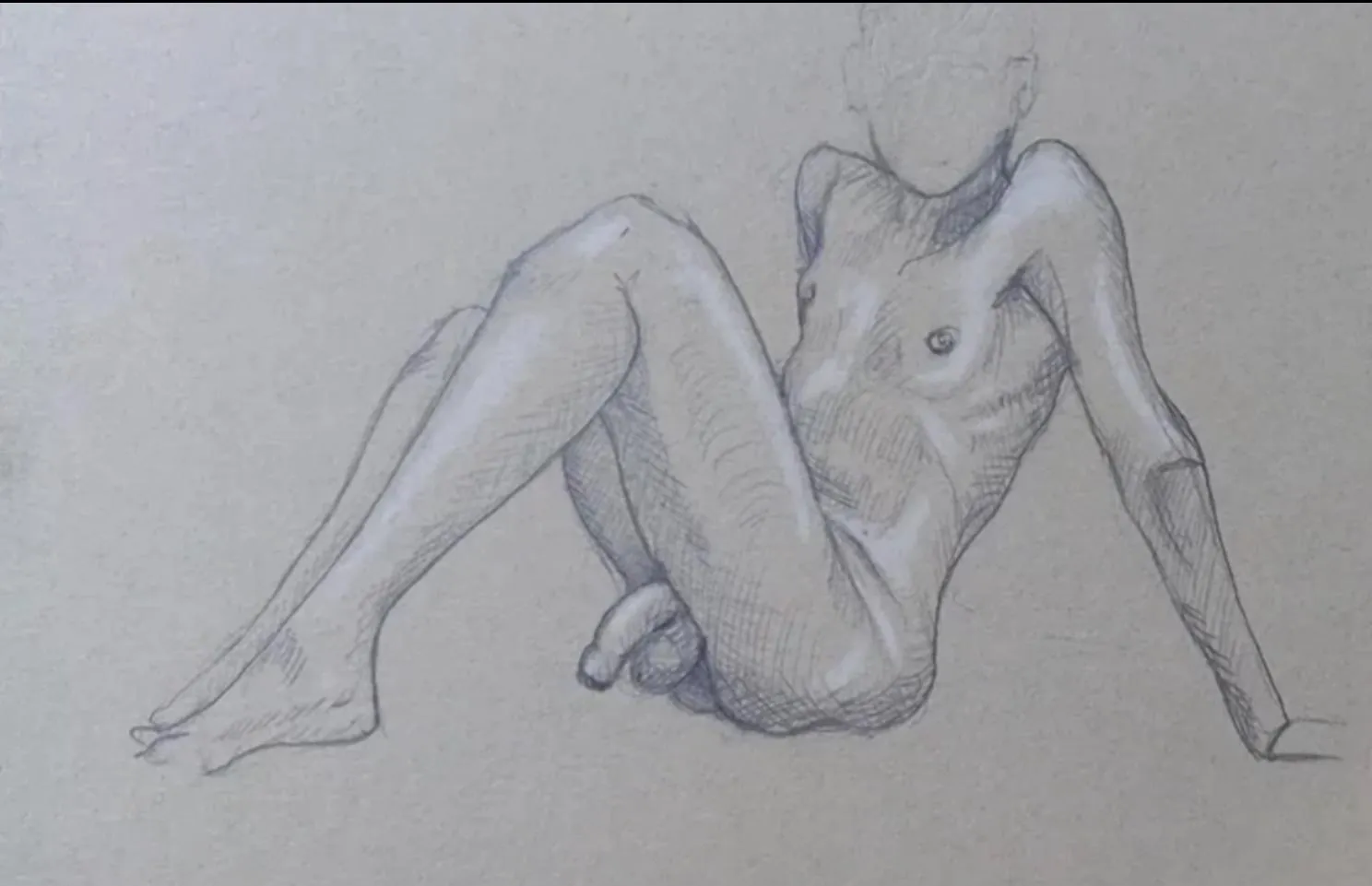 My nudist friend on Zoom