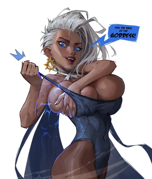 Feel the rack of the Goddess! (onikaiii)