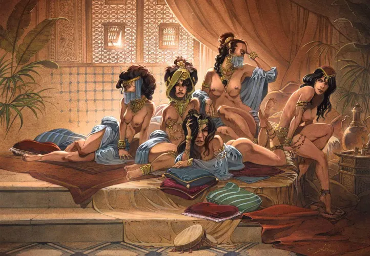 Hot and bothered in the harem