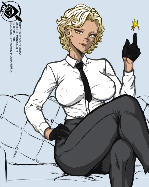 I'm finally back to draw regularly, hope so at least. Enjoy this lady:3