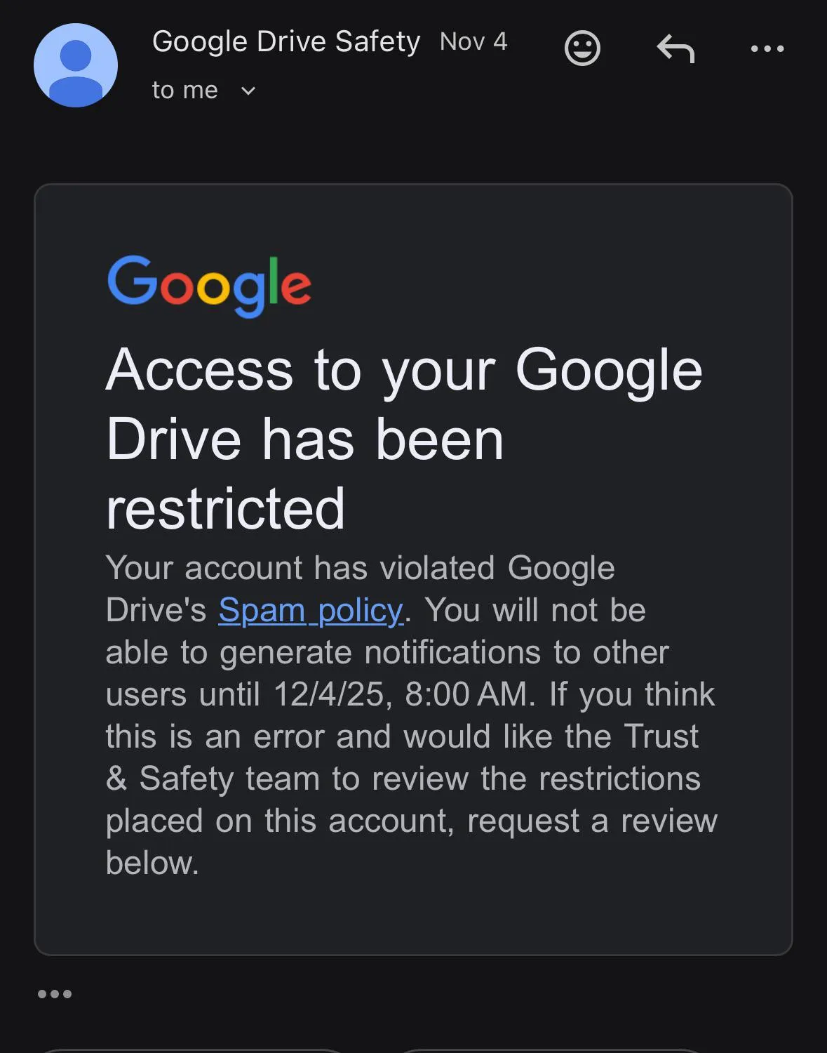 It’s down… again