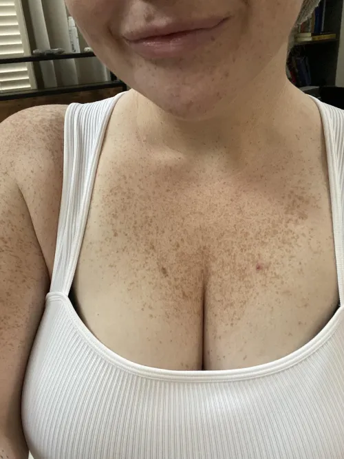 A constellation of freckles you keep getting lost in