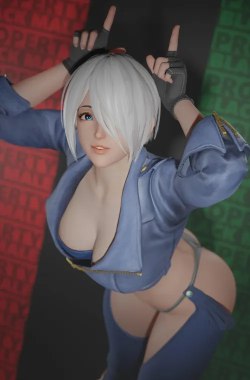 Angel in Action by [Serah Art 3d]