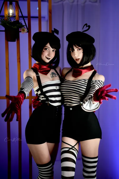 Bonbon and ChuChu by us (AstasiaDream & CornKitten)