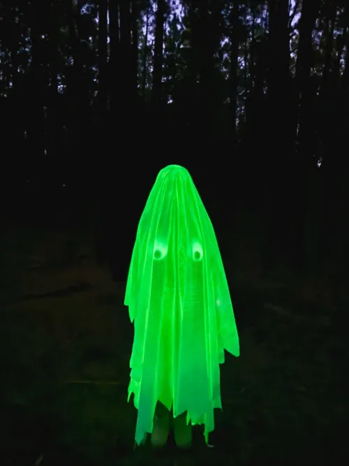 Green ghost!