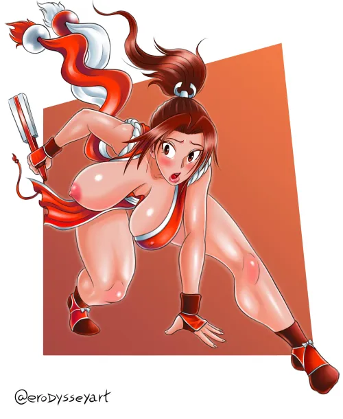 Mai forgot to put some double sided tape (Ero Odyssey)