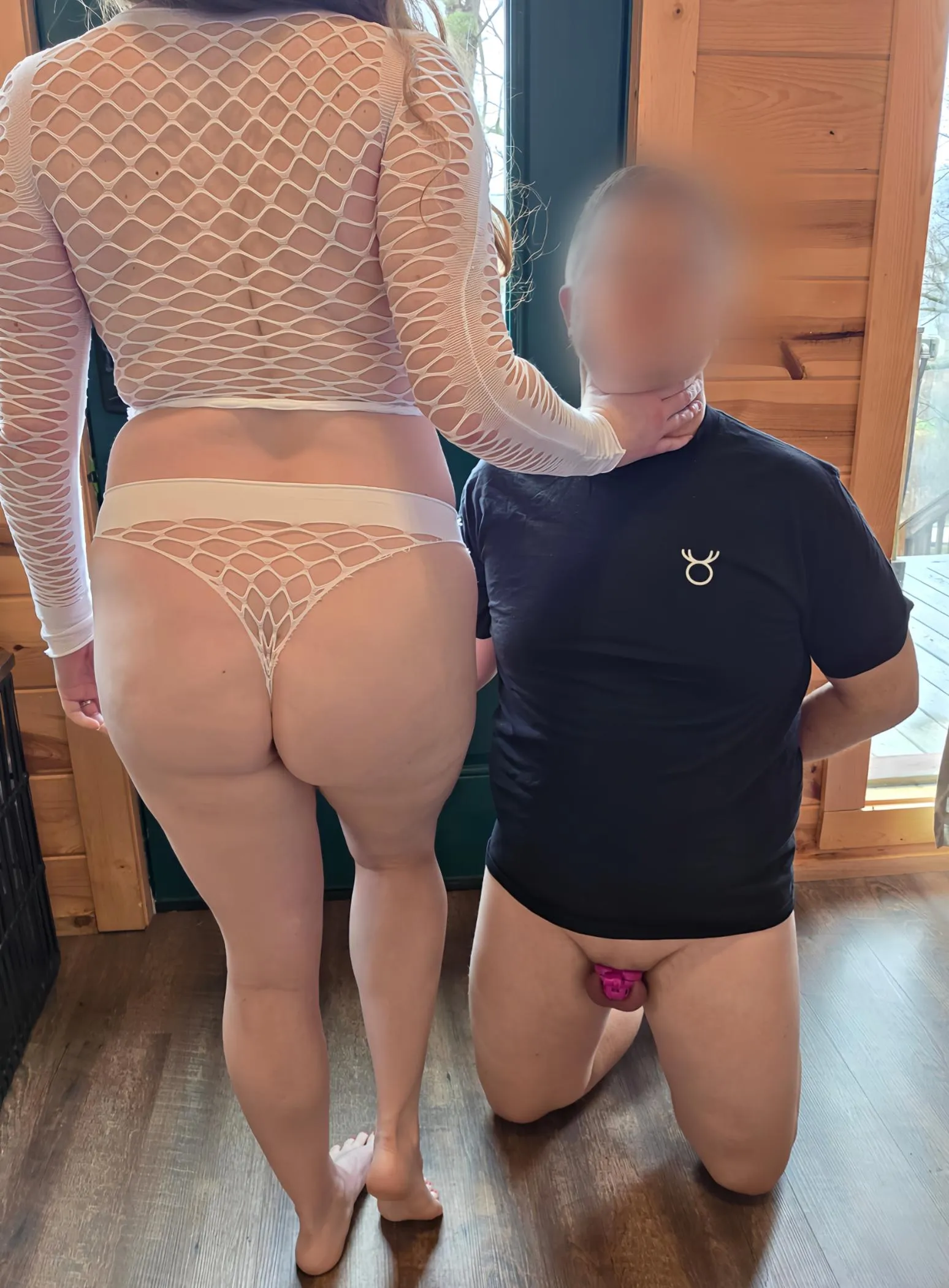 Minutes before my bull walked in the door and fucked my brains out.