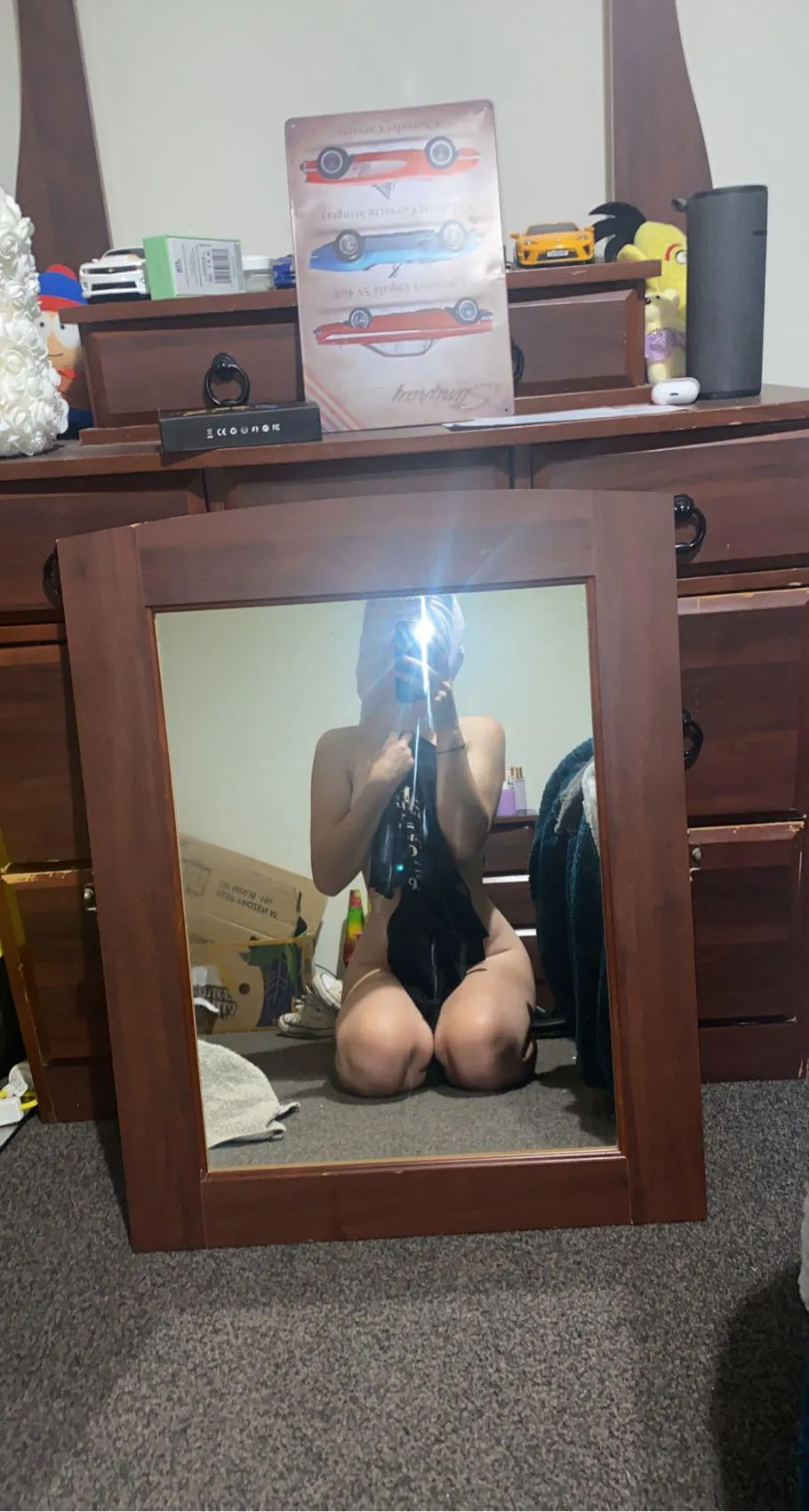 Quick selfie before I get dressed