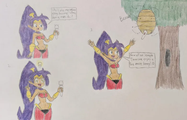 Shantae Finds a Wand Vibrator
