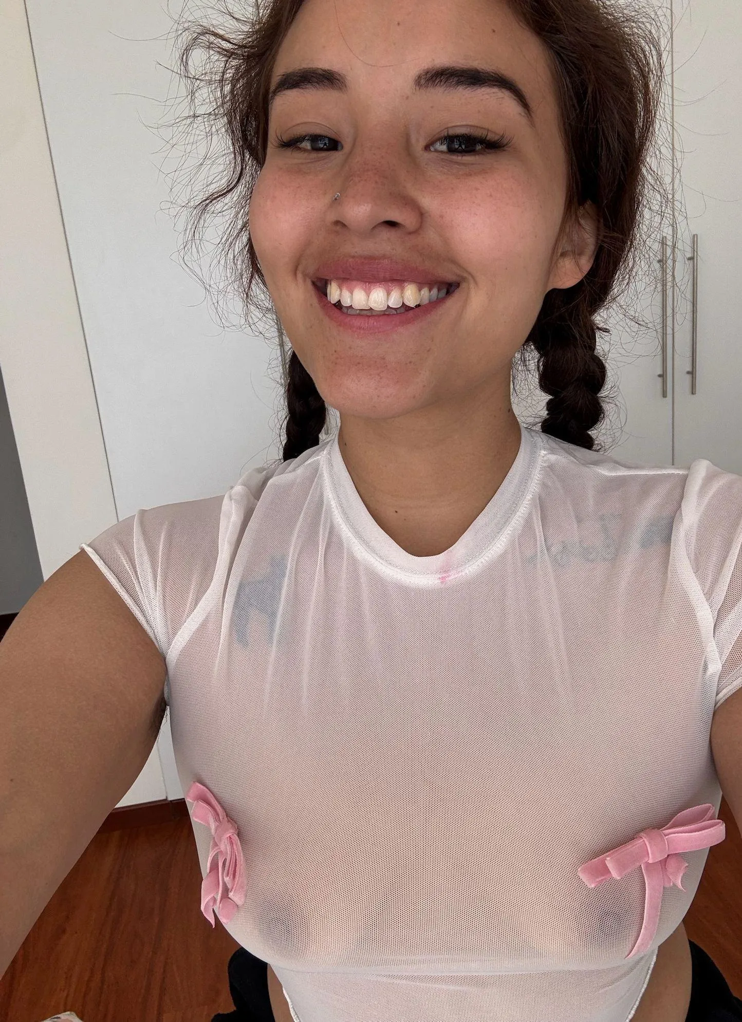 My see through top is so sexy