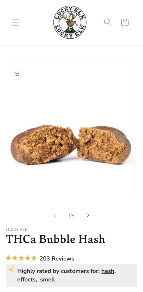 Just placed an order for this bubble hash from Lucky Elk. Anyone tried this before? How did you like it?