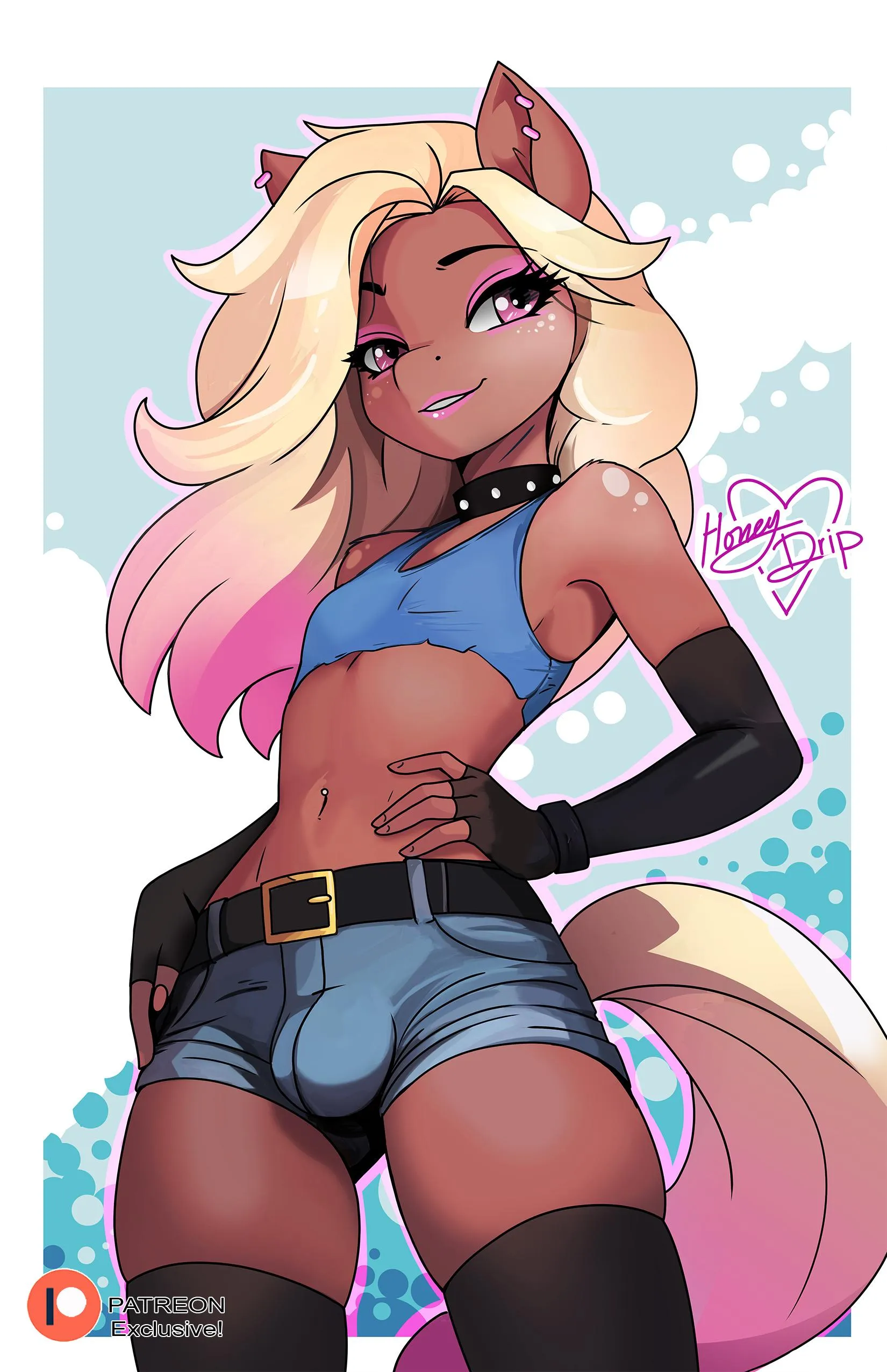 OC femboy Honey Drip (Cosmic Heart Attacks)