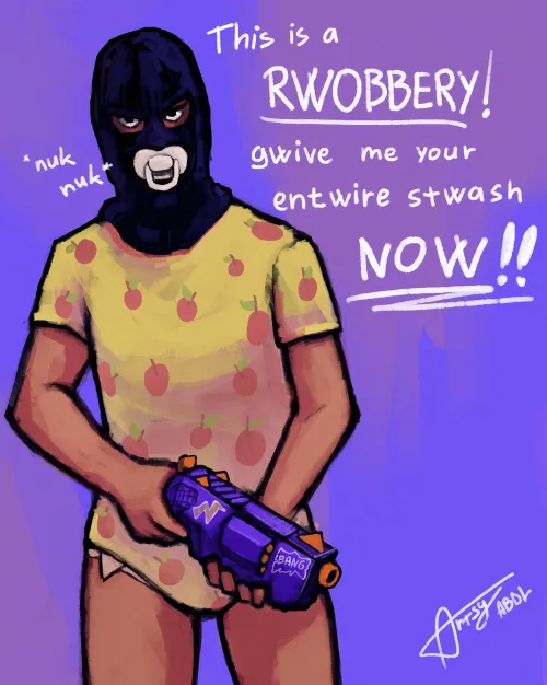 Put all your diapies in the bag!