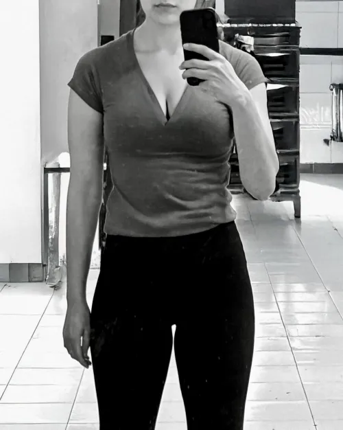 You look at me like the picture is daring you to act