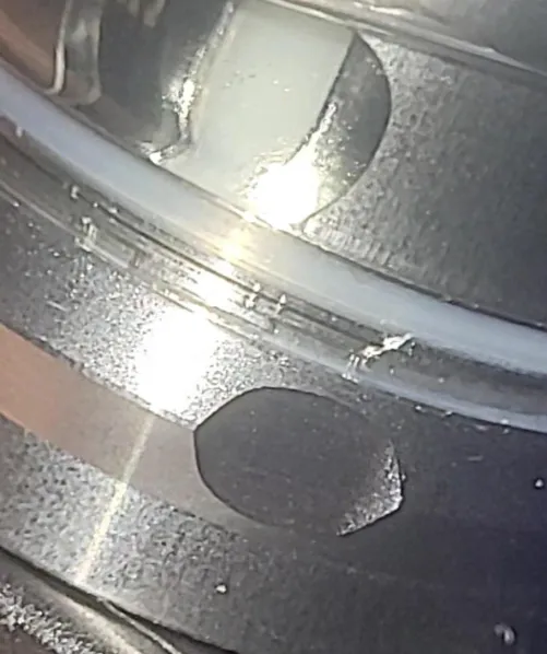 Can this tiny crack be dangerous? Sub ohm tank 5ml bubble glass