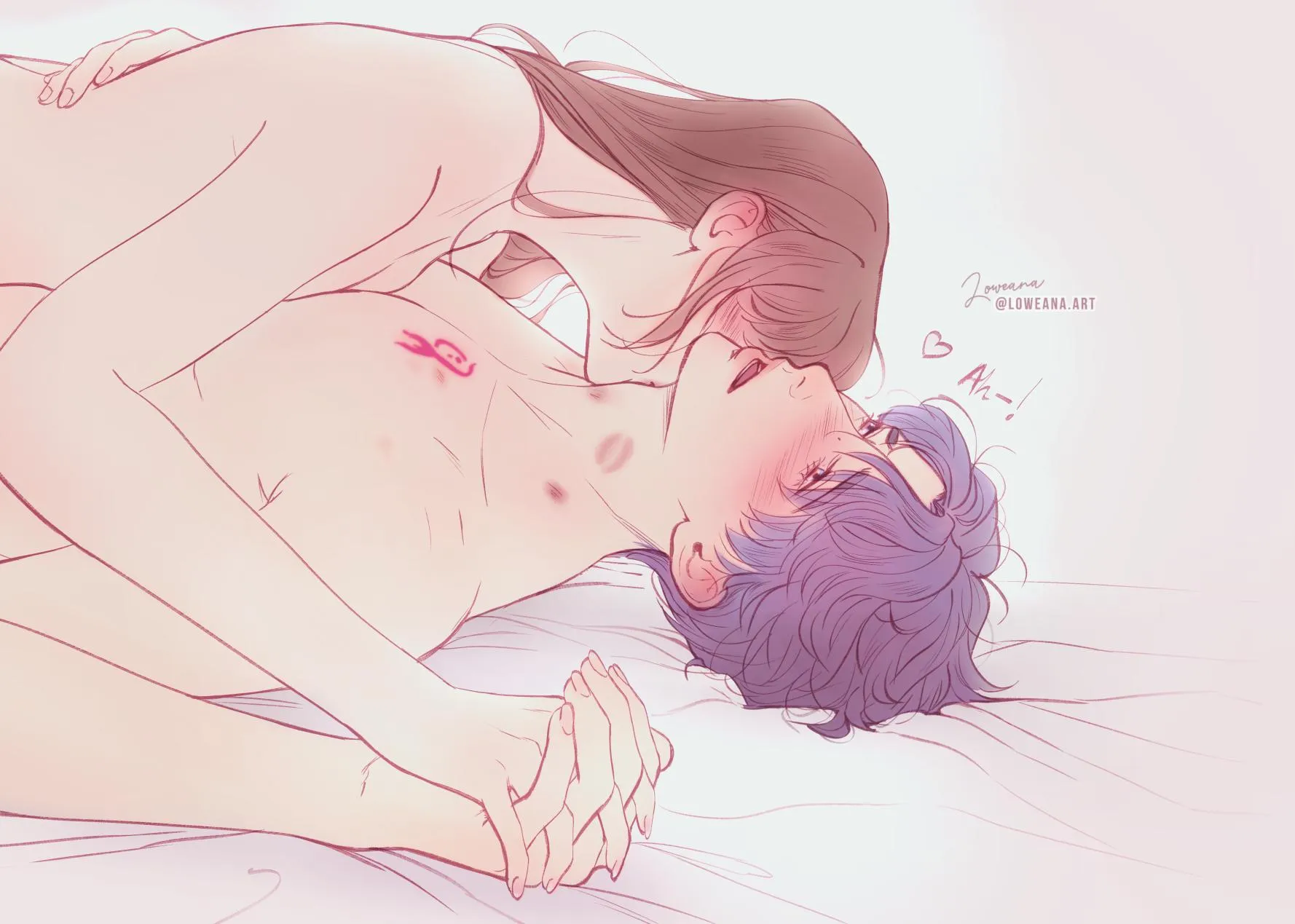 Flustering a pretty boy by @LoweanaArt