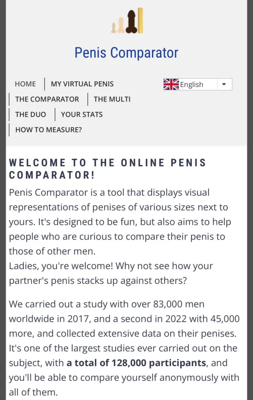 M33 BWC. Who’s packing the bigger manhood? Compare with the Penis Comparator site. Drop your code and how you size up.
